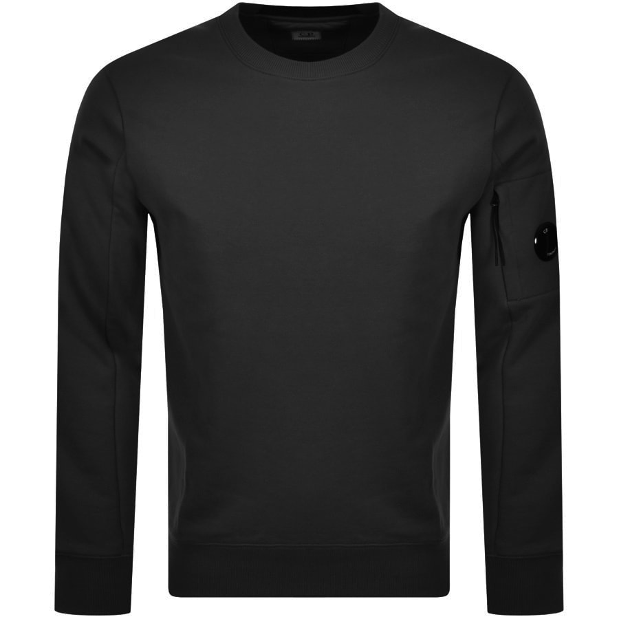 Alternative Image for ProductCP Company Crew Neck Sweatshirt Black1